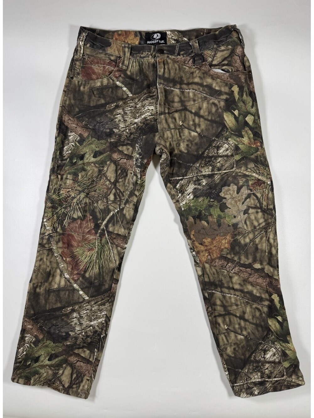 Mossy Oak Break-Up Country Camo Hunting Pants Mens 38x32 Cotton Outdoor